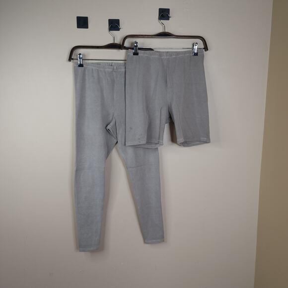 Skims SAMPLE  Bundle of Outdoor Biker Shorts and Leggings Size L - Picture 1 of 12